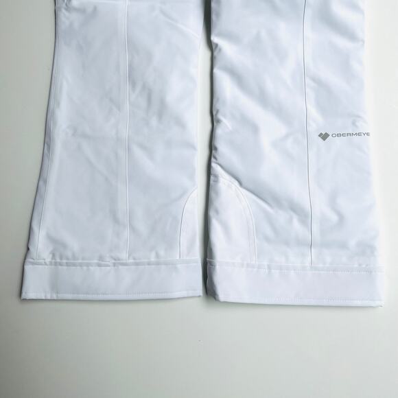 Obermeyer Brooke Pant Ski Snow Insulated White Size Teen Girl Small NEW - Picture 3 of 10